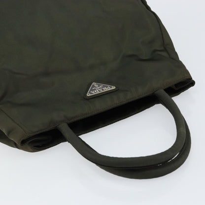 Prada Vintage Zip Tote Tessuto, KHAKI, NYLON, Tote bag