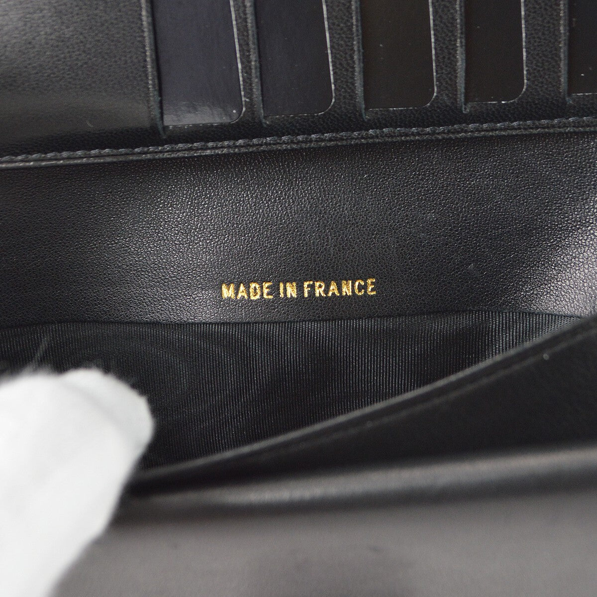 Chanel Timeless CC French Wallet Caviar, BLACK, LEATHER, Wallets