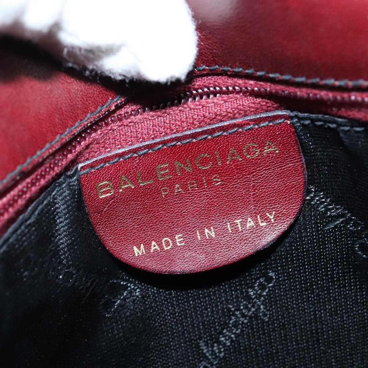 Balenciaga Shoulder Bag Suede, BURGUNDY, SUEDE, Shoulder bag