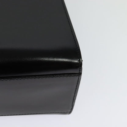 Celine Vintage Logo Top Handle Bag Leather, BLACK, LEATHER, Handbag