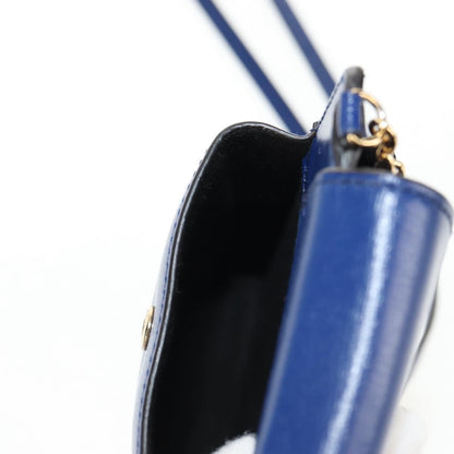 Salvatore Ferragamo Vintage Vara Crossbody Bag Nylon, BLUE, LEATHER, Clutche & pouche