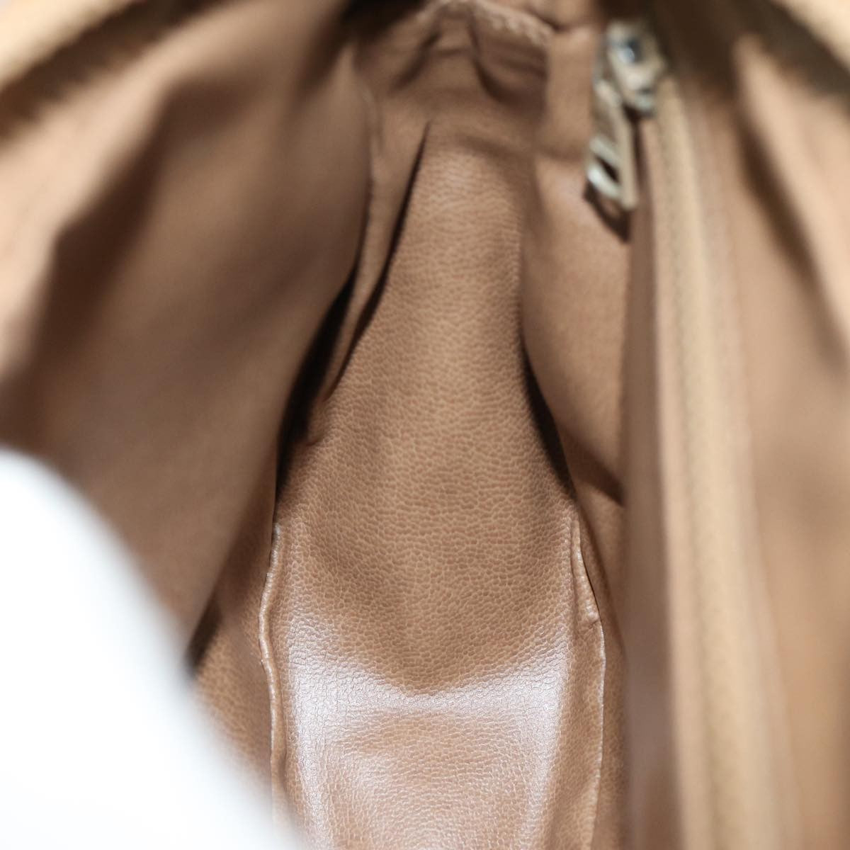 Celine Macadam Shoulder Bag PVC Leather, BEIGE, CANVAS, Shoulder bag