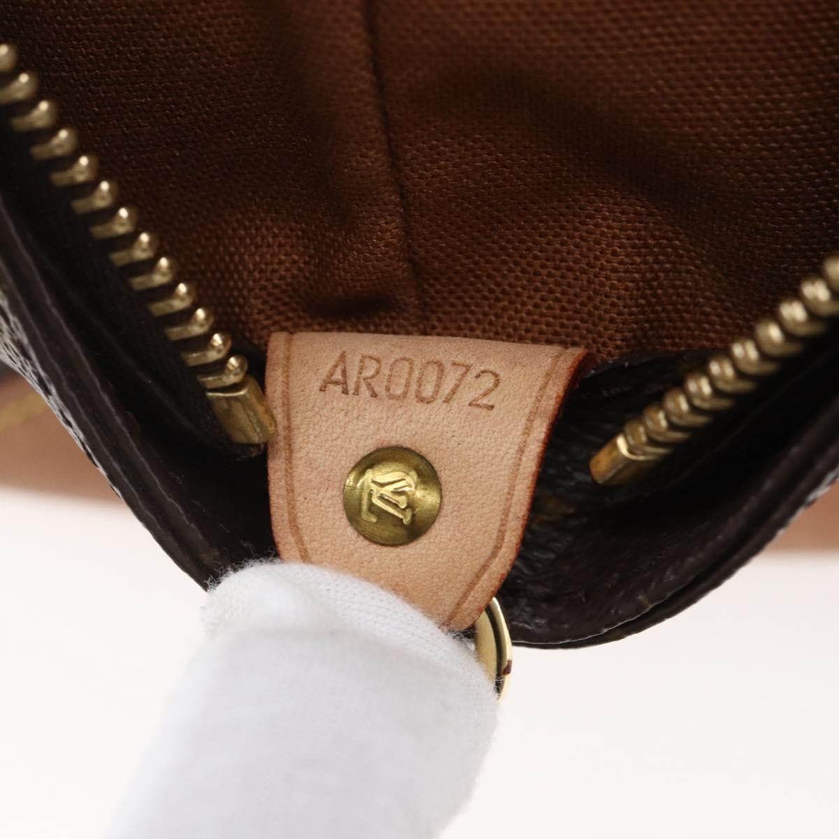 Louis Vuitton Cabas Mezzo Monogram Canvas, BROWN, CANVAS, Tote bag