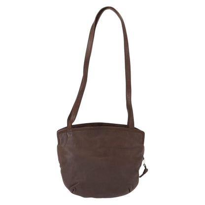 Loewe Anagram Shoulder Bag Leather, BROWN, LEATHER, Shoulder bag