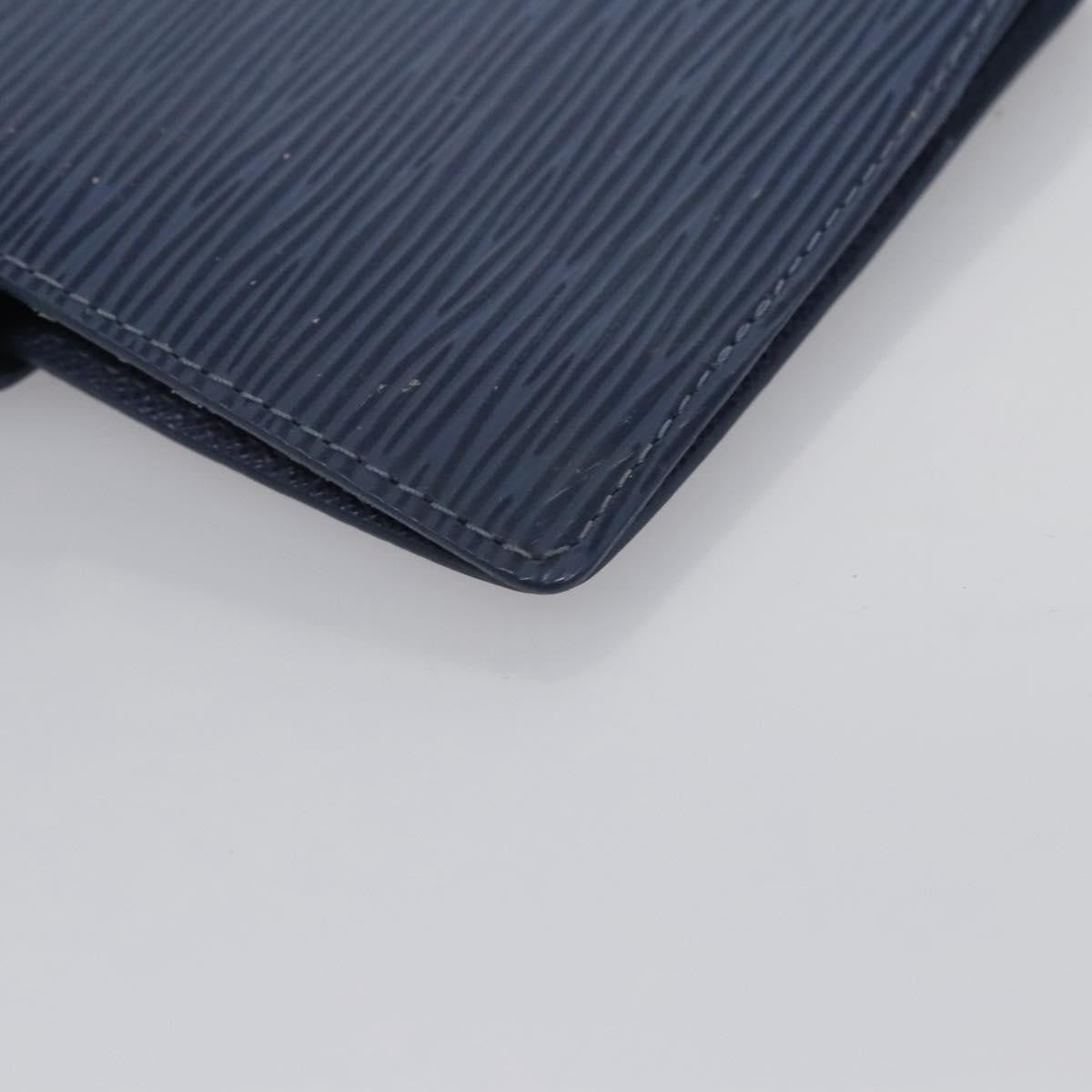 Louis Vuitton Agenda Cover Epi Leather, BLUE, LEATHER, Wallets