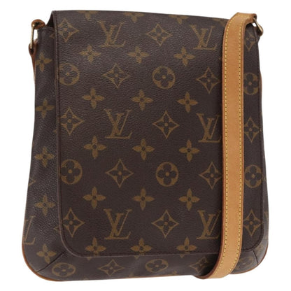 Louis Vuitton Musette Salsa Handbag Monogram Canvas, BROWN, CANVAS, Shoulder bag