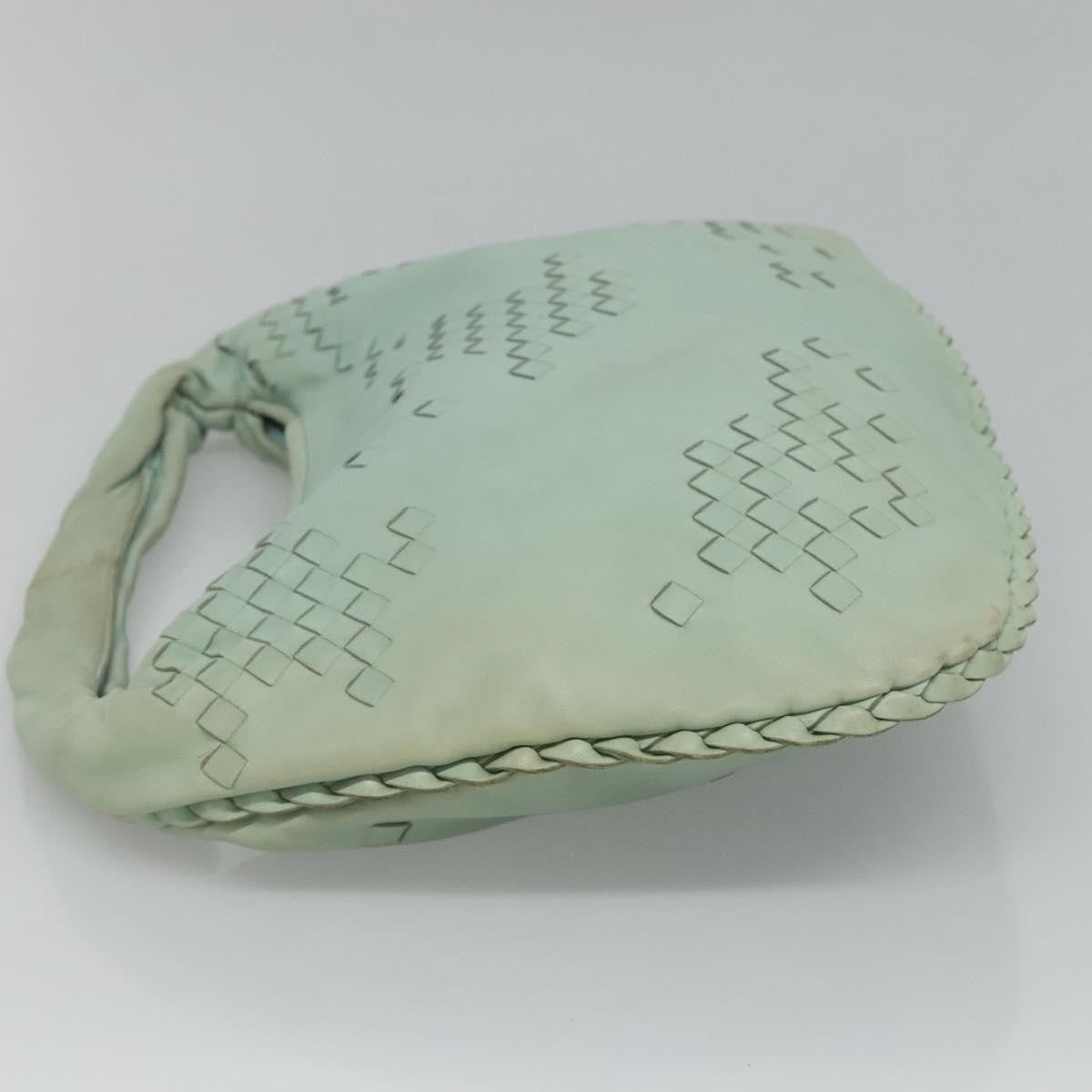 Bottega Veneta Veneta Hobo Lether with intrecciato detail, BLUE, LEATHER, Handbag