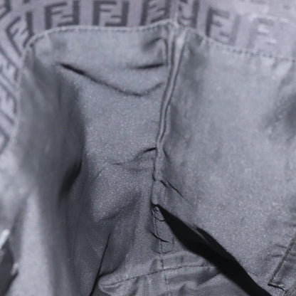 Fendi Zucchino Canvas, BLACK, CANVAS, Tote bag