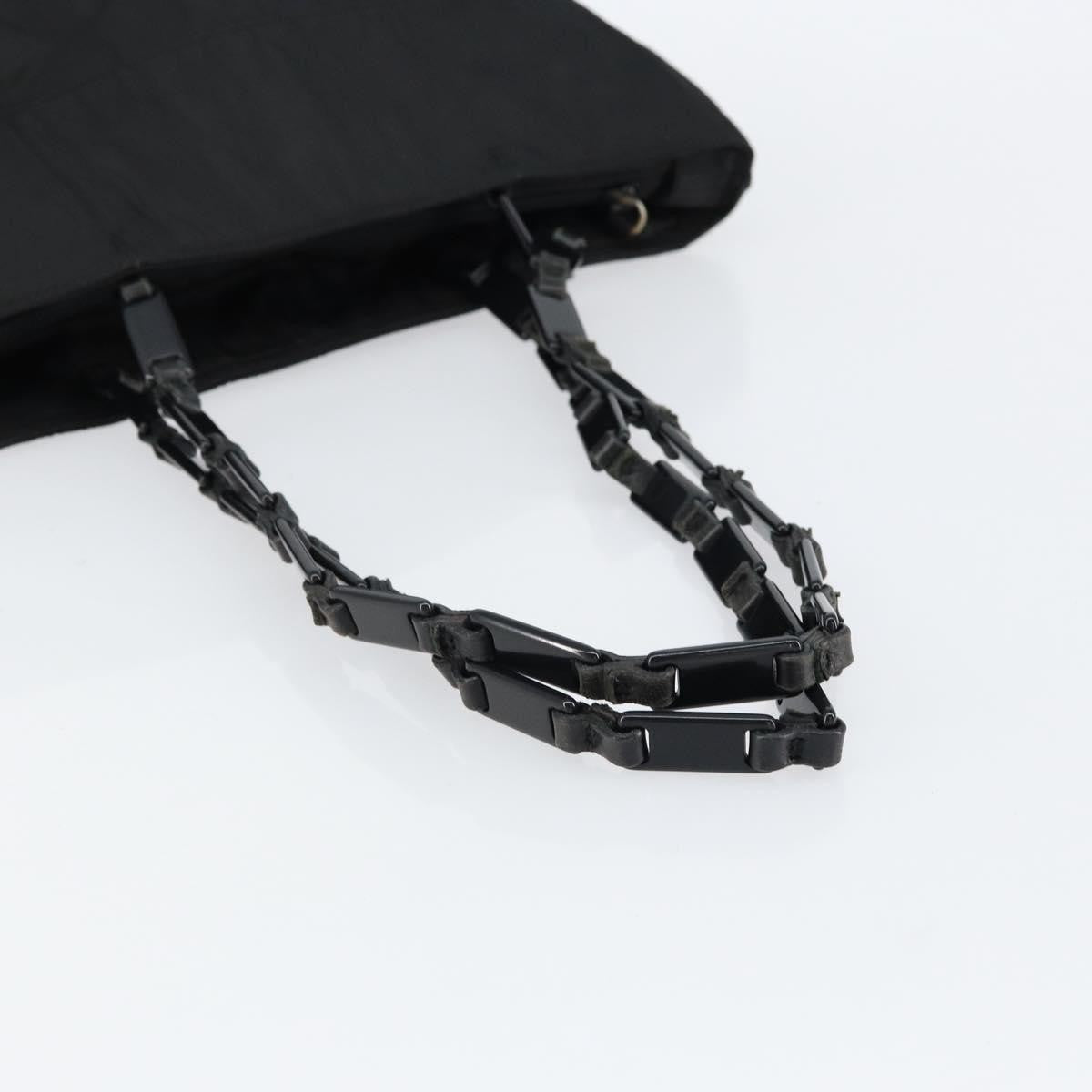 Prada Vintage Zip Tote Tessuto, BLACK, NYLON, Tote bag