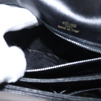 Celine Horse Carriage Shoulder bag Leather, BLACK, LEATHER, Shoulder bag