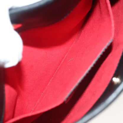 Salvatore Ferragamo Gancini Chain Shoulder bag Suede, BLACK, SUEDE, Shoulder bag