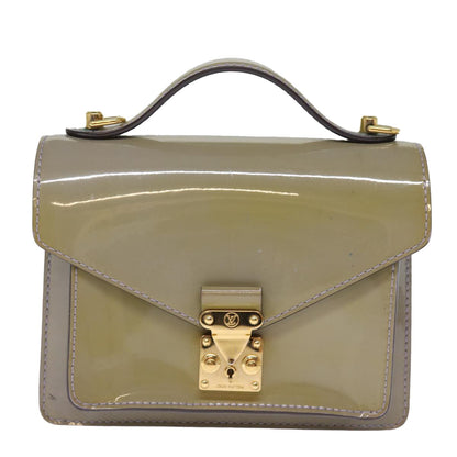 Louis Vuitton Monceau Handbag Vernis, PURPLE, PATENT_LEATHER, Handbag