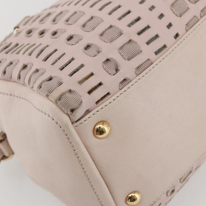 Salvatore Ferragamo Vala Handbag Leather, PINK, LEATHER, Handbag