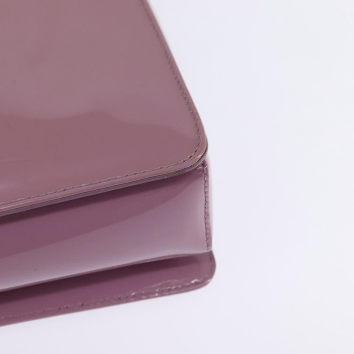 Salvatore Ferragamo Vala Handbag Patent leather, PURPLE, PATENT_LEATHER, Handbag