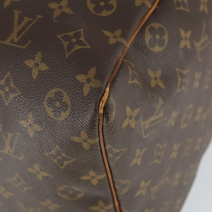 Louis Vuitton Keepall Bag Monogram Canvas, BROWN, CANVAS, Travel bag