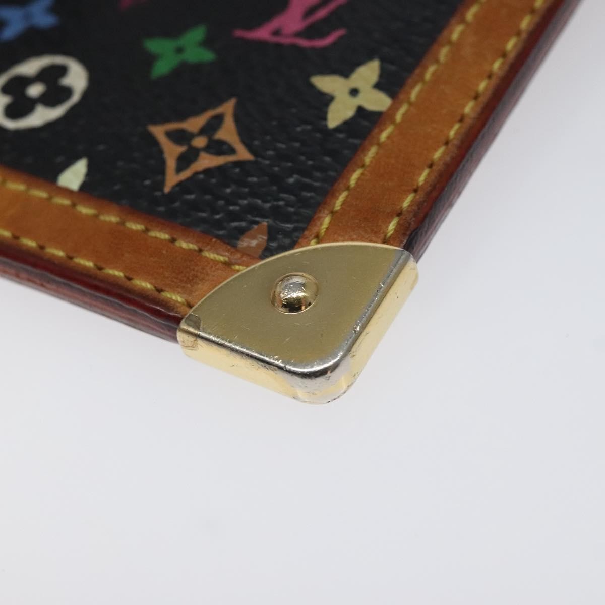 Louis Vuitton Pochette Clés Monogram Canvas, BLACK, CANVAS, Wallets