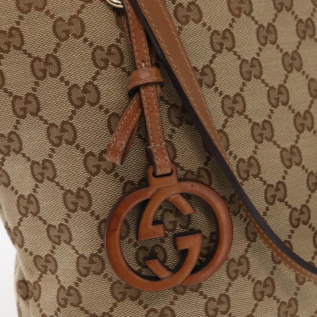 Gucci Vintage tote Canvas, BEIGE, CANVAS, Tote bag