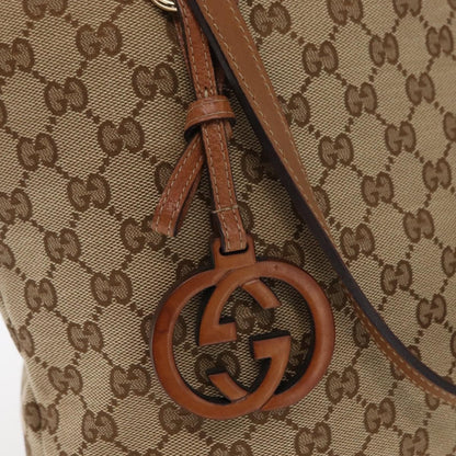 Gucci Vintage tote Canvas, BEIGE, CANVAS, Tote bag