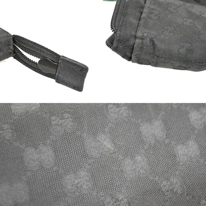 Gucci Web Zip Tote GG Nylon, BLACK, NYLON, Shoulder bag