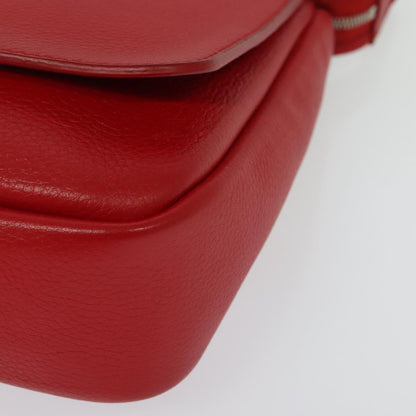 Louis Vuitton Essential Cuir Boheme Handbag Leather, Red, Leather, Shoulder Bag