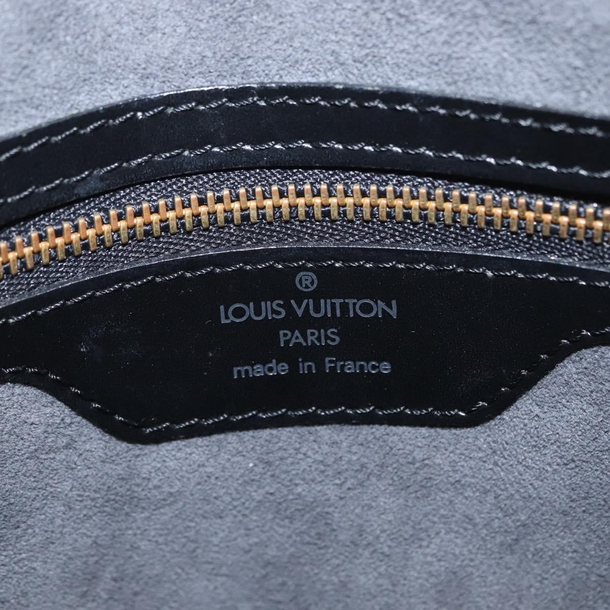 Louis Vuitton Saint Jacques Handbag Epi Leather, BLACK, LEATHER, Shoulder bag
