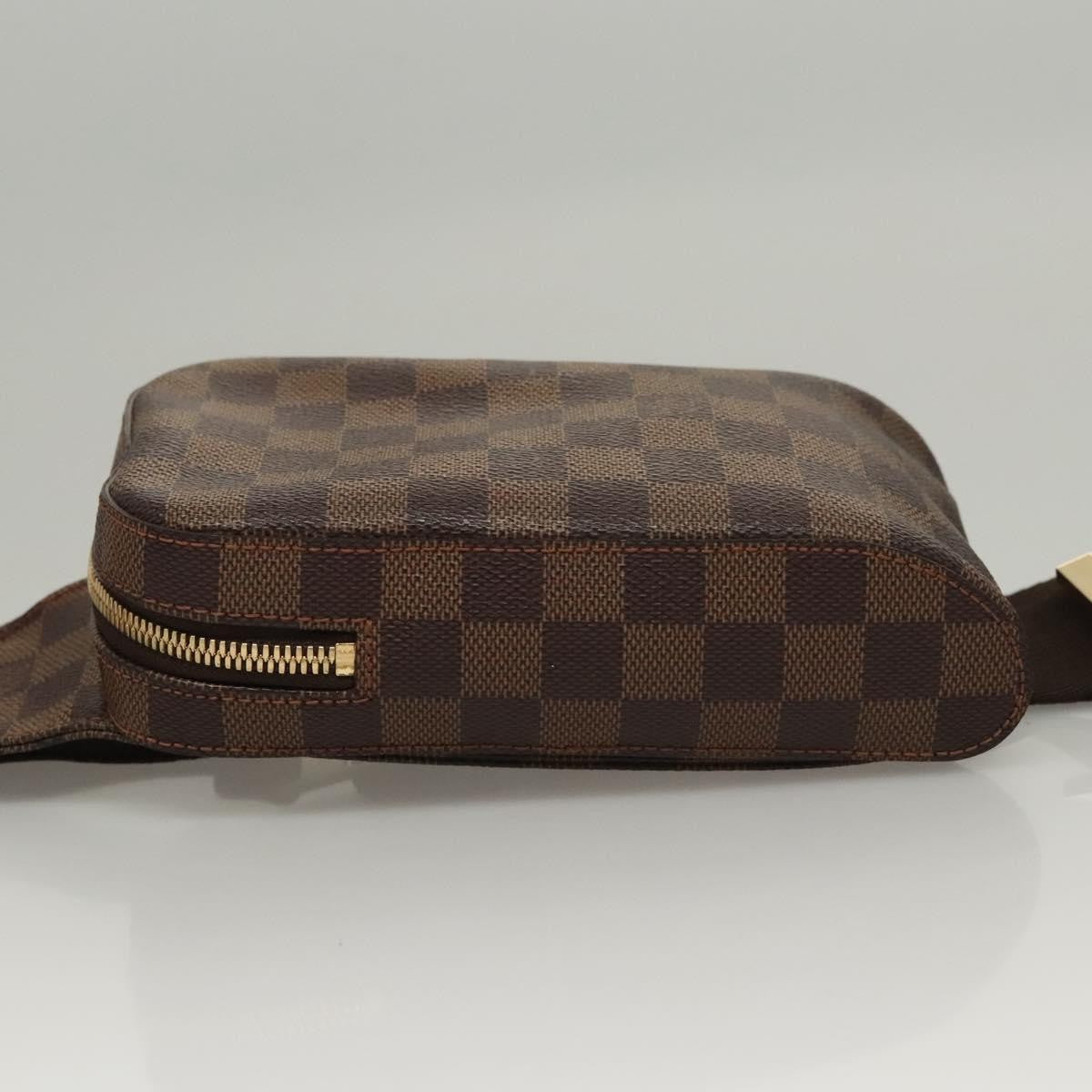 Louis Vuitton Geronimos Waist Bag Damier, BROWN, CANVAS, Shoulder bag