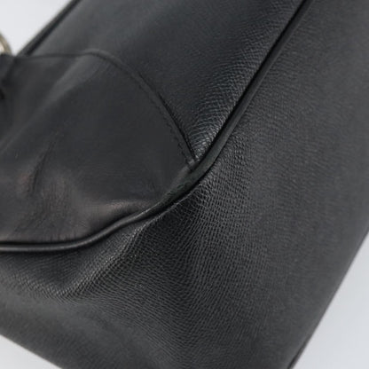 Bvlgari Handbag Leather, BLACK, LEATHER, Handbag