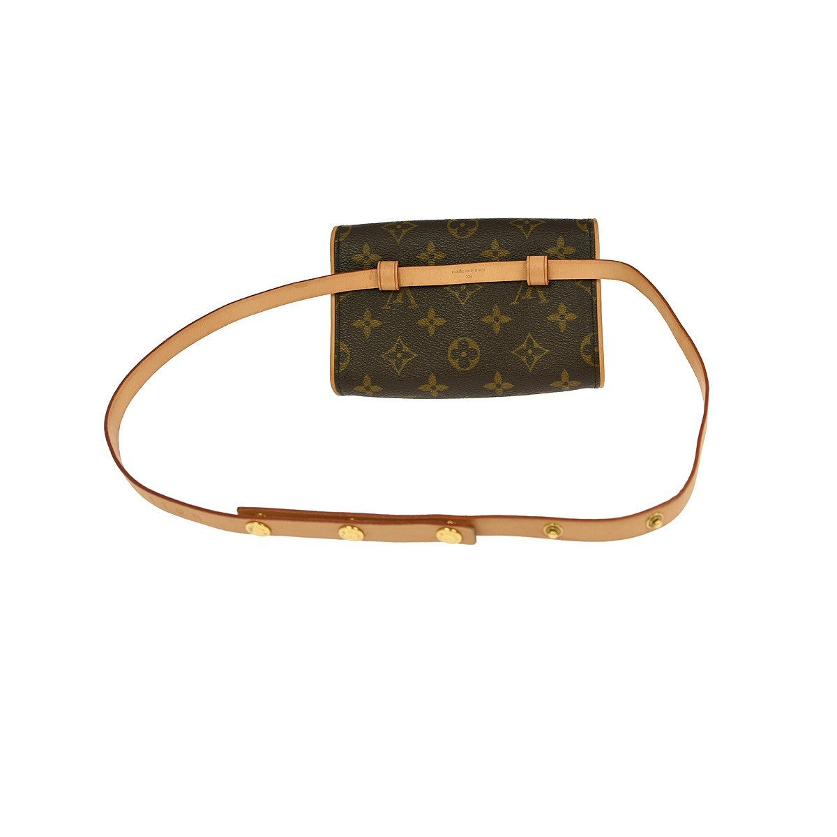 Louis Vuitton Florentine Waist Bag Monogram Canvas, BROWN, CANVAS, Clutche & pouche