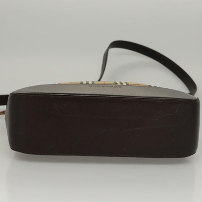 Burberry Shoulder Bag Nova Check Canvas, BEIGE, CANVAS, Shoulder bag