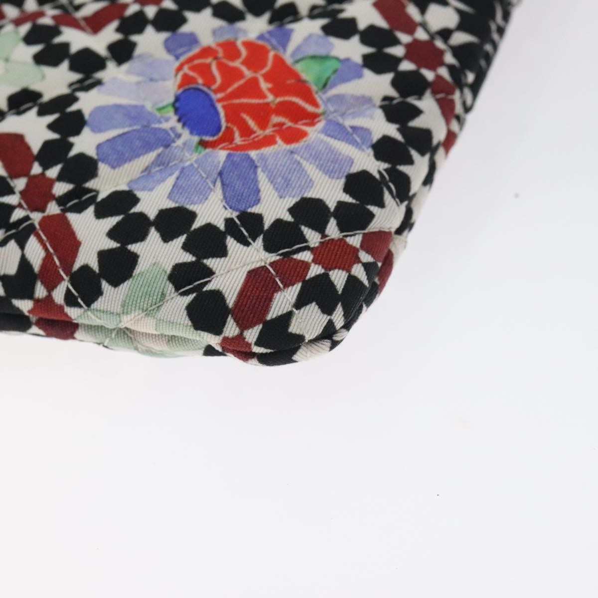 Chanel Dubai O Case Clutch Quilted Printed Nylon, MULTICOLOUR, NYLON, Clutche & pouche