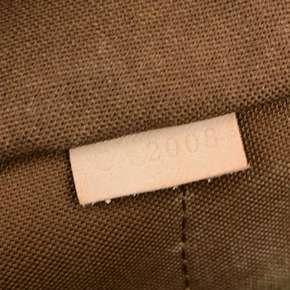 Louis Vuitton Montorgueil Handbag Monogram Canvas, BROWN, CANVAS, Handbag