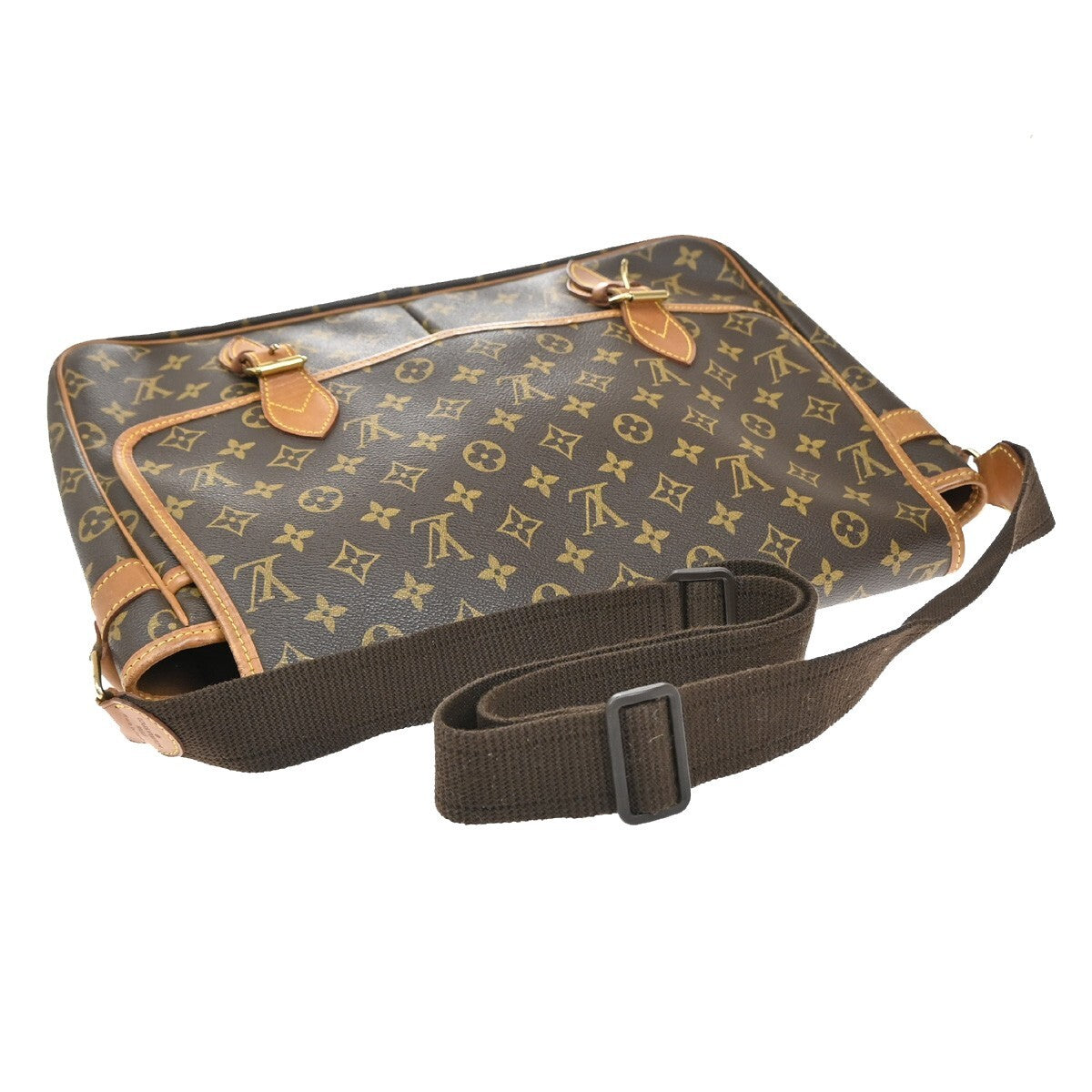 Louis Vuitton Sac Gibeciere Messenger Bag Monogram Canvas, BROWN, CANVAS, Crossbody bag