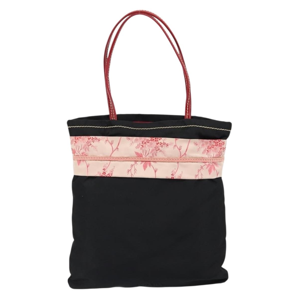 Prada Vintage Tote Tessuto, BLACK, NYLON, Tote bag