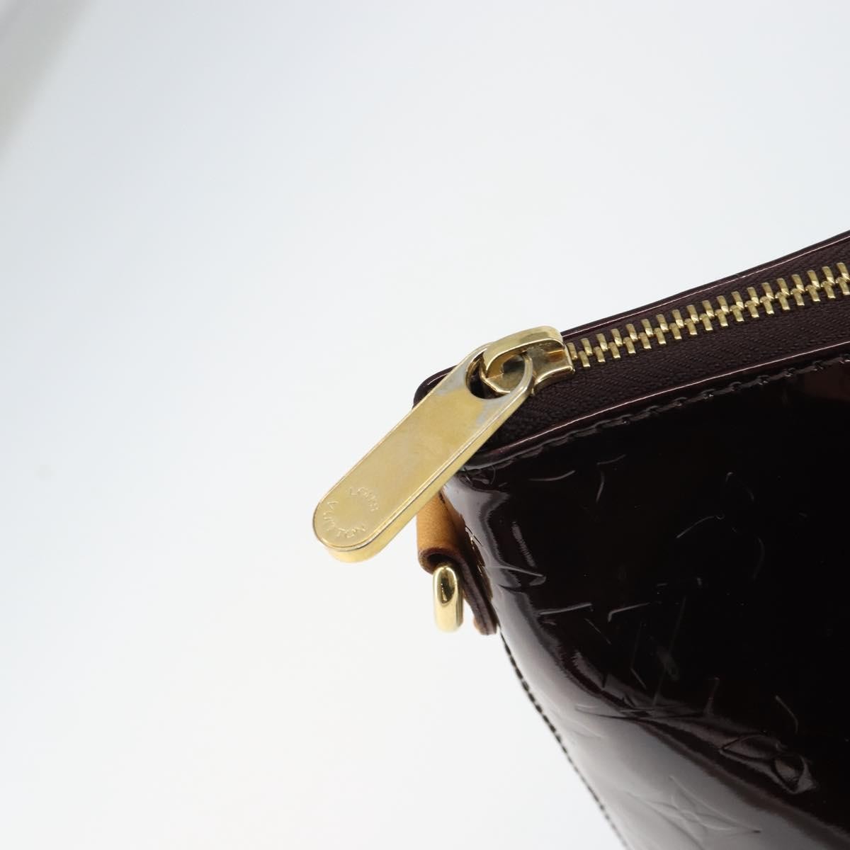 Louis Vuitton Bellevue Handbag Monogram Vernis, BROWN, PATENT_LEATHER, Tote bag