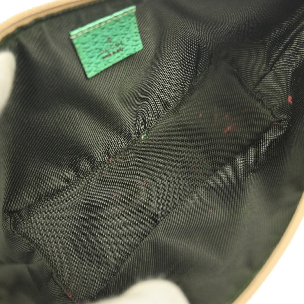 Gucci Vintage Boat Pochette GG Canvas, BROWN, CANVAS, Handbag