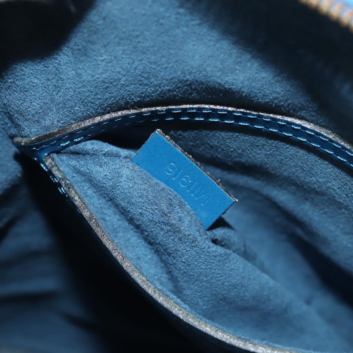 Louis Vuitton Alma Handbag Epi Leather, BLUE, LEATHER, Handbag