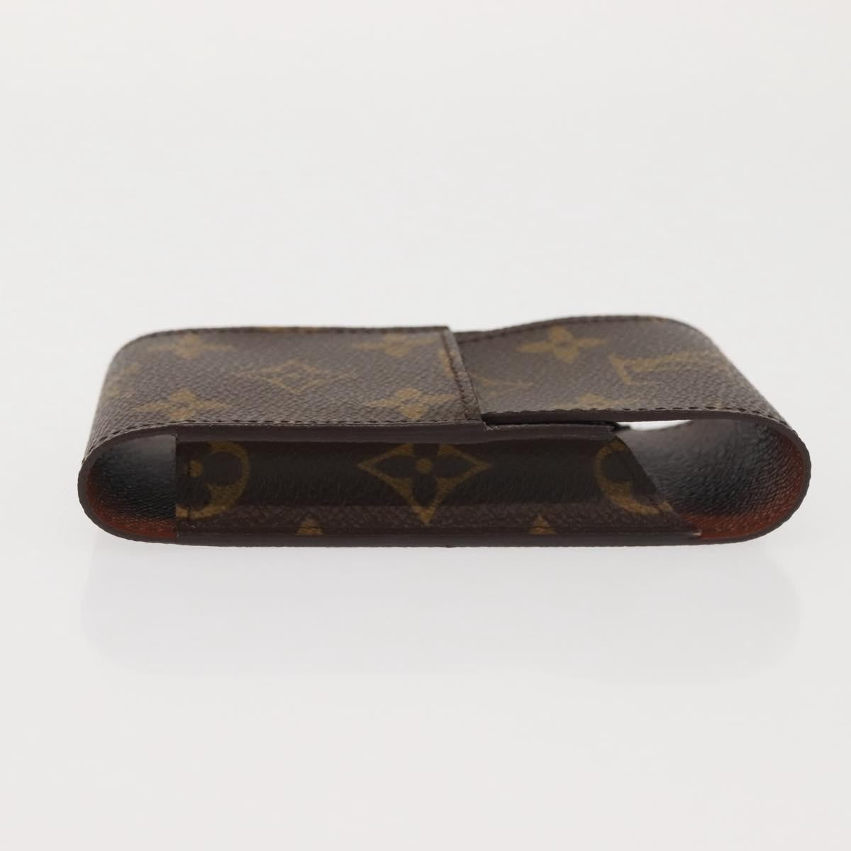 Louis Vuitton Etui Cigarette Case Monogram canvas, BROWN, CANVAS, Toiletry Case