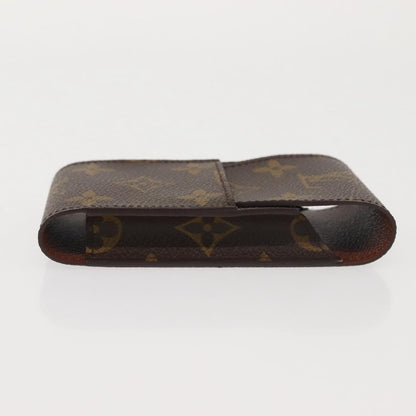 Louis Vuitton Etui Cigarette Case Monogram canvas, BROWN, CANVAS, Toiletry Case