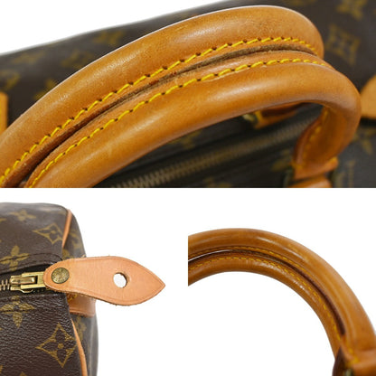 Louis Vuitton Speedy Handbag Monogram Canvas, Brown, Canvas, Handbag