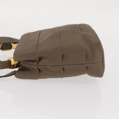 Salvatore Ferragamo Vala Handbag Canvas, BEIGE, CANVAS, Handbag