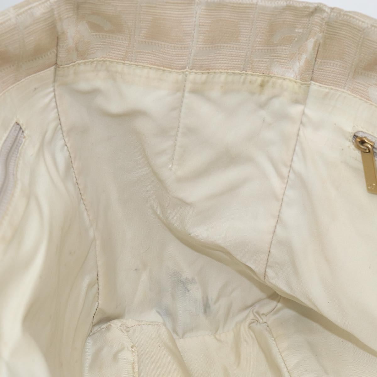 Chanel Travel Line Tote Nylon, BEIGE, NYLON, Tote bag