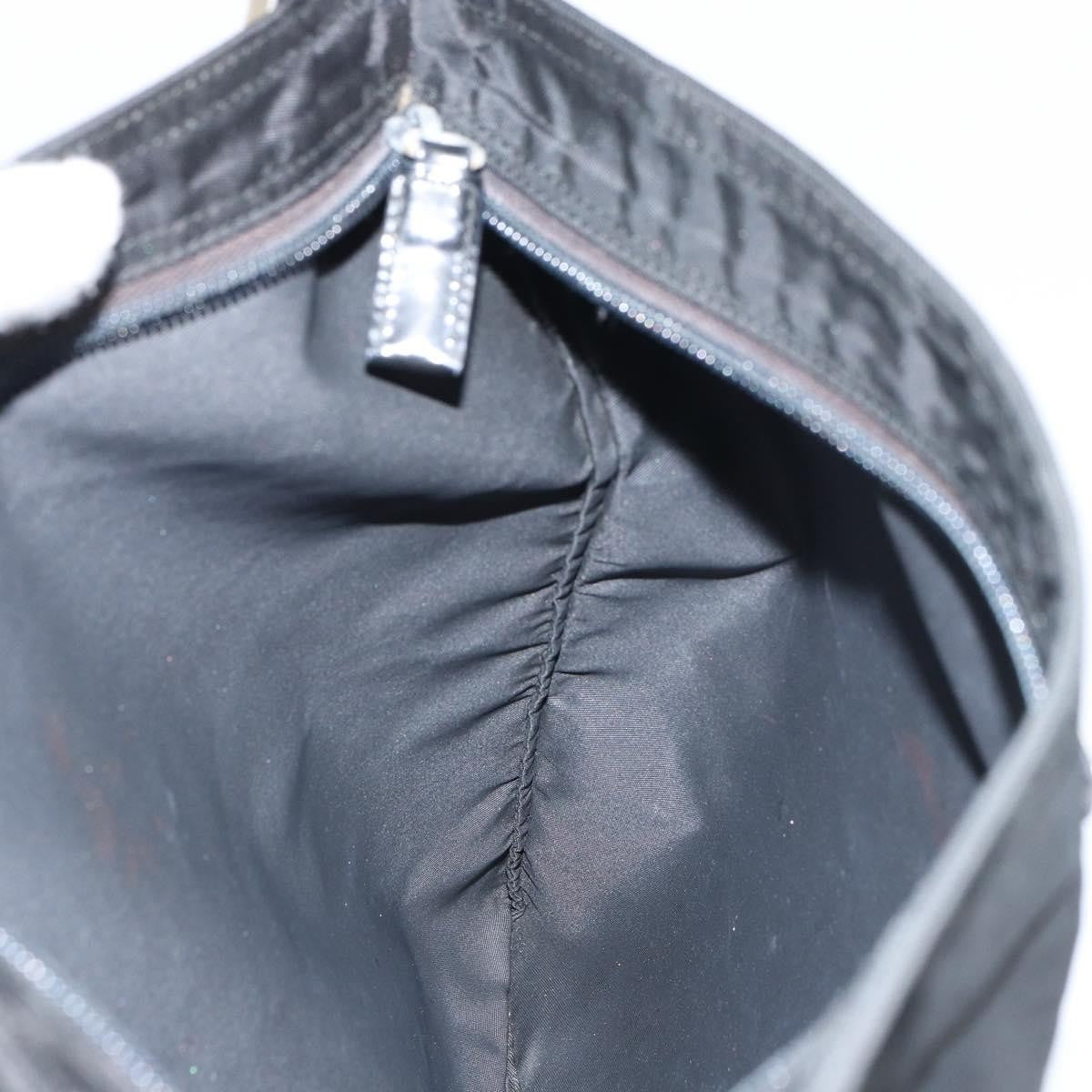 Prada Flat Messenger Bag Tessuto, BLACK, NYLON, Shoulder bag