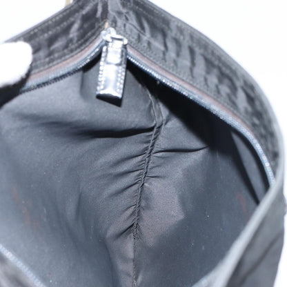 Prada Flat Messenger Bag Tessuto, BLACK, NYLON, Shoulder bag