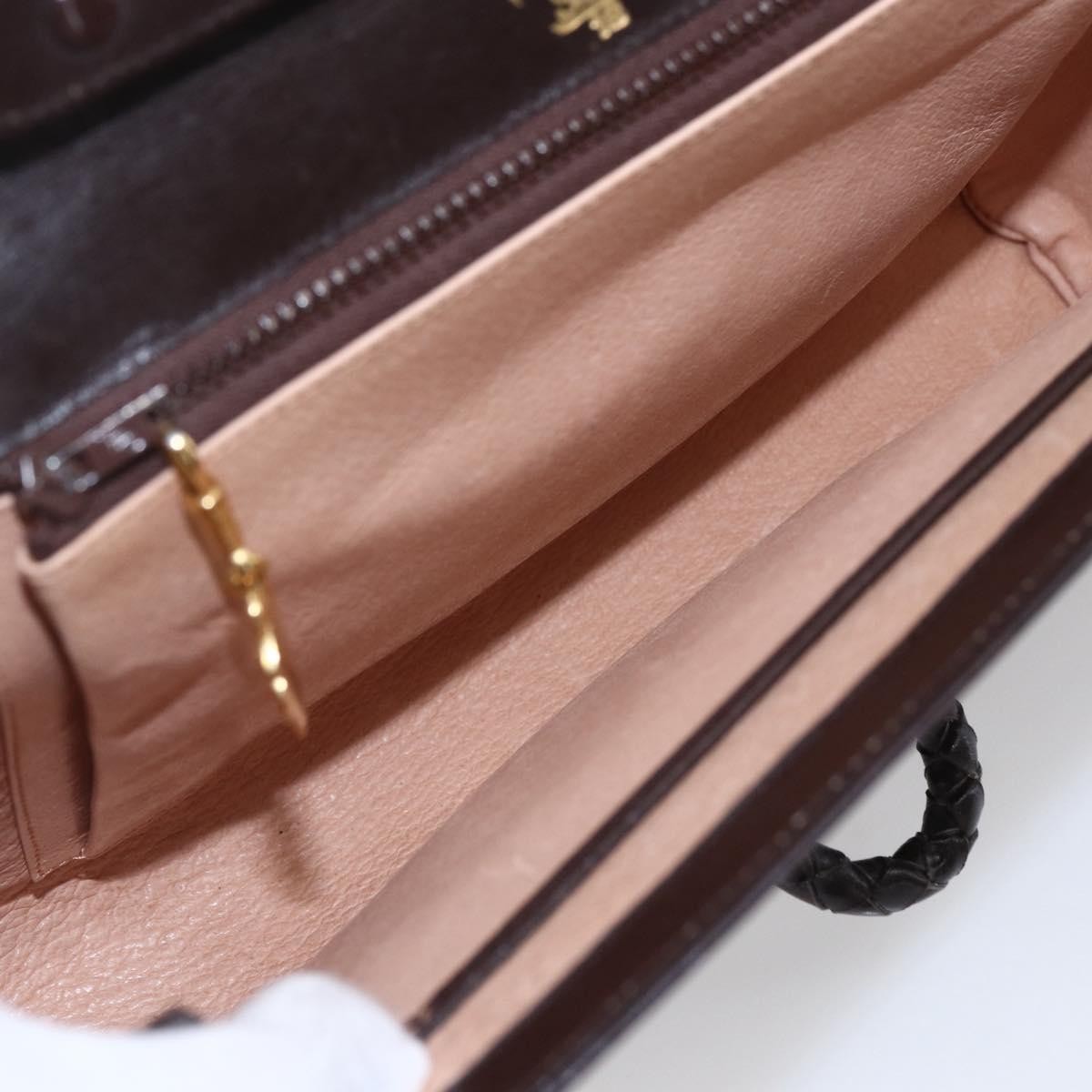 Gucci Vintage Shoulder Bag Leather, BROWN, LEATHER, Shoulder bag