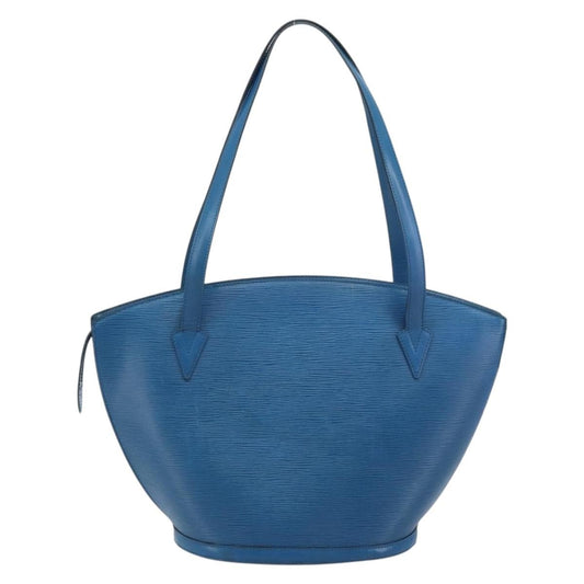 Louis Vuitton Saint Jacques Handbag Epi Leather, Blue, Leather, Shoulder Bag