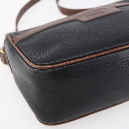 Gucci Vintage Shoulder Bag Leather, BLACK, LEATHER, Shoulder bag