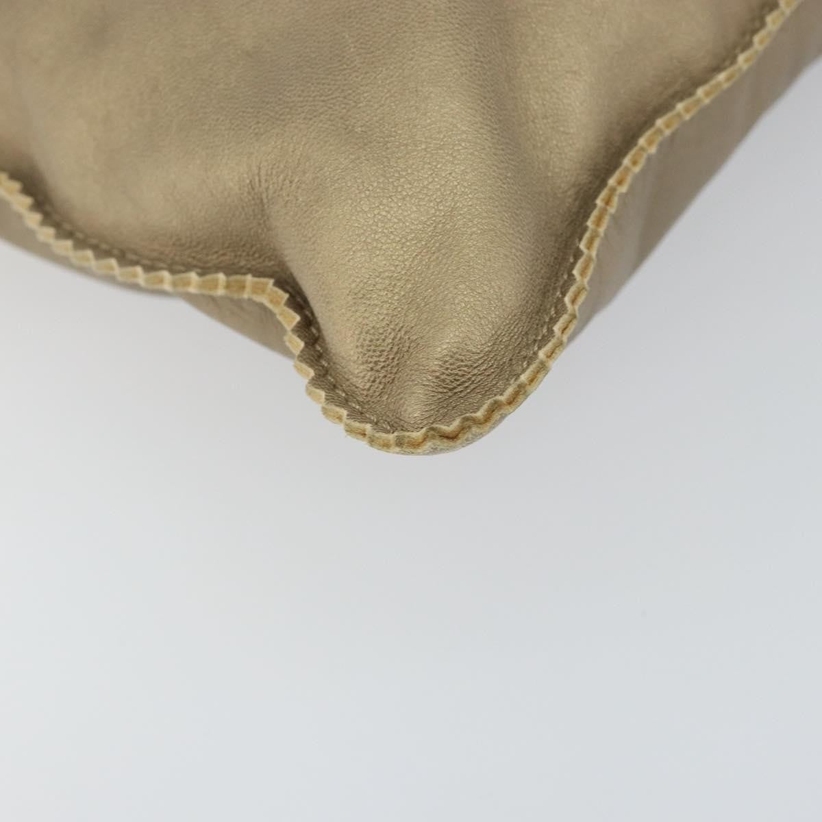 Loewe Anagram Tote Leather, GOLD, LEATHER, Tote bag