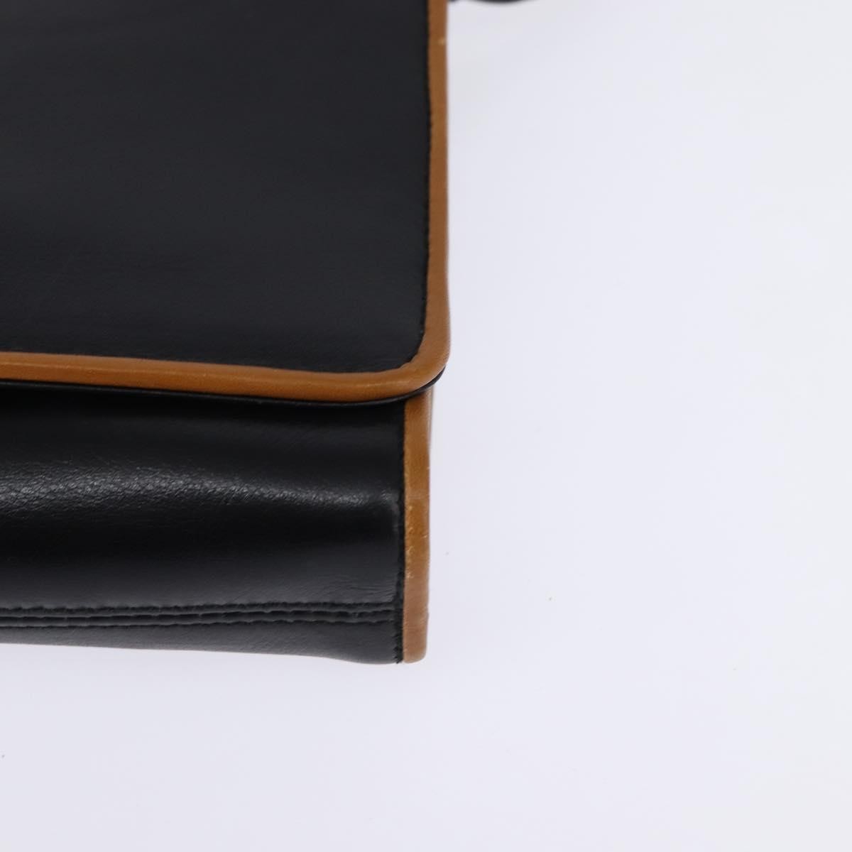 Celine Shoulder Bag Leather, BLACK, LEATHER, Shoulder bag