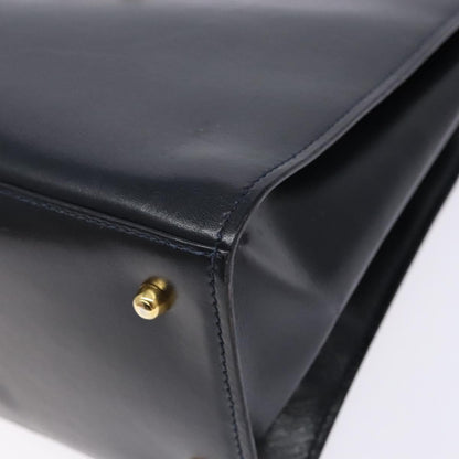 Gucci Lady Lock Leather, NAVY, LEATHER, Handbag