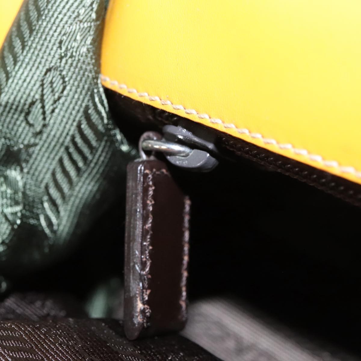 Prada Madras Cerniera Doctor Bag Canvas and Leather, BEIGE, CANVAS, Handbag